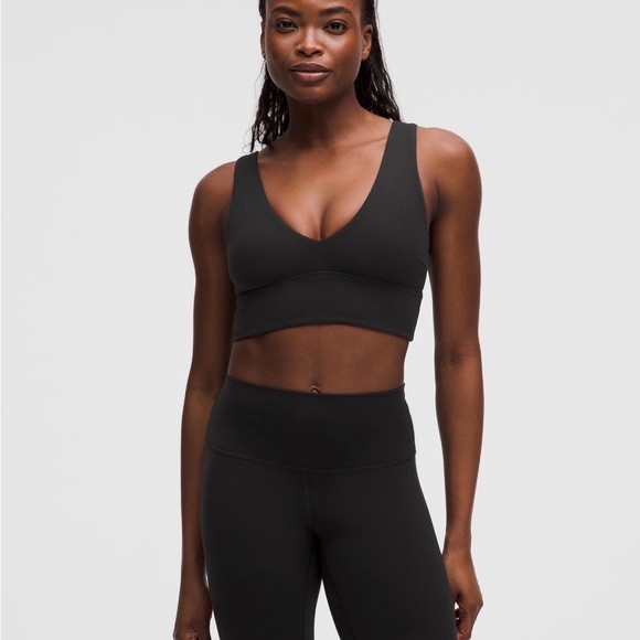 lululemon Black Women's Align V-Neck Bra C/D - Picture 4 of 5
